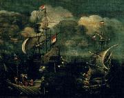 VROOM, Hendrick Cornelisz., Ship battle